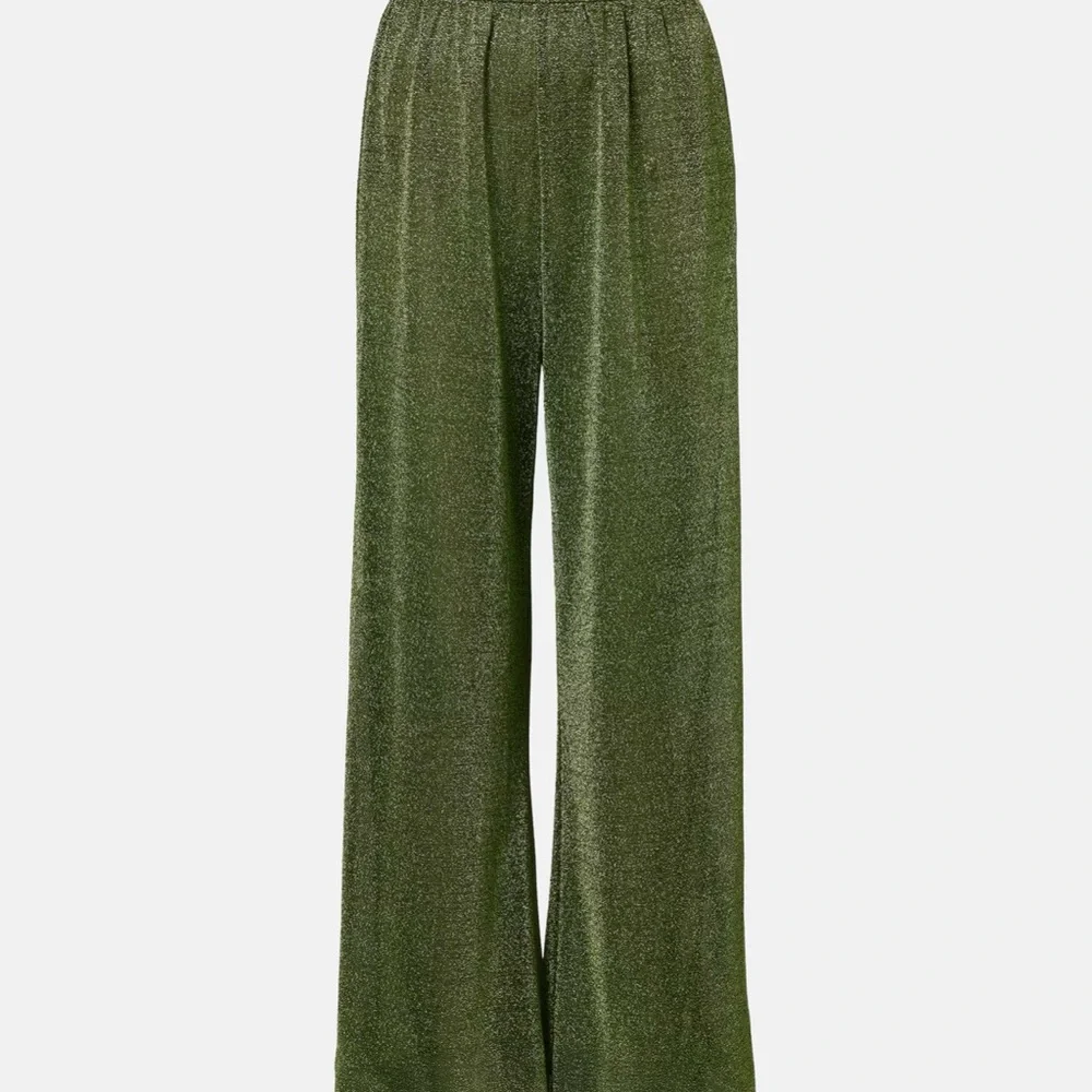 Oserée Lumière Olive-Green Wide-Leg Lounge Pants - Picture 4 of 15